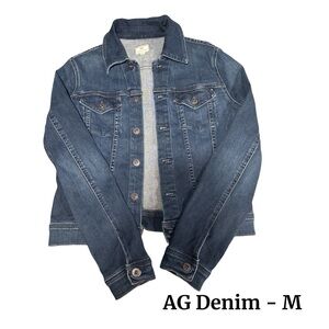 AG Adriano Goldschmied Dark Blue Denim Jacket